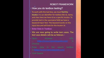 TCS Python Robot Framework Interview Questions and Answers #robotframework #python Part 3