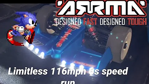 Arrma Limitless 116mph speed run