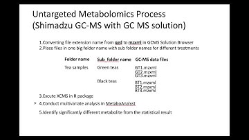 Untargeted metabolomics using XCMS and MetaboAnalyst (R 스크립트 공개)