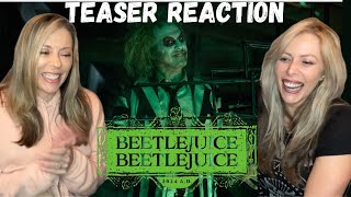 BEETLEJUICE BEETLEJUICE (2024) Official Teaser Trailer Reaction | Beetlejuice 2