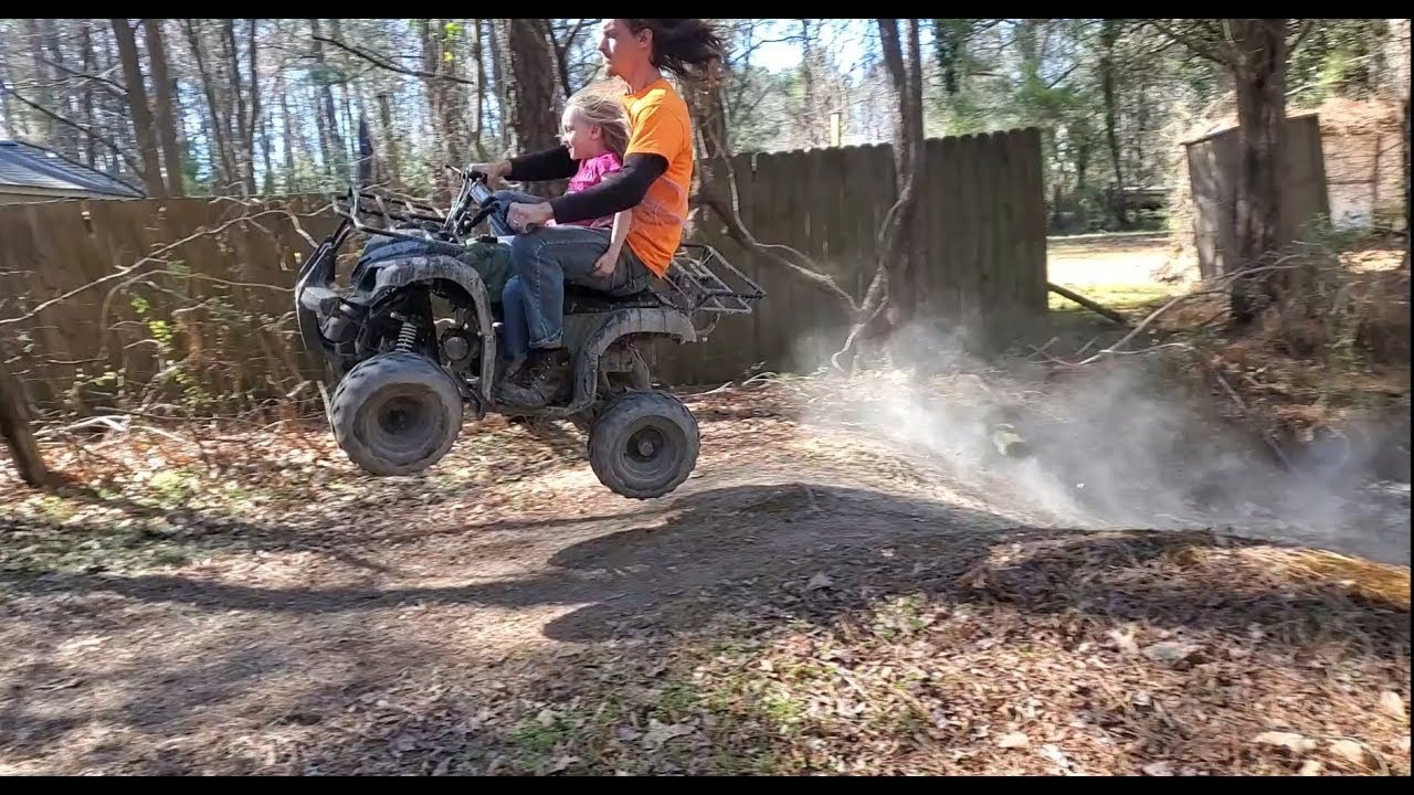 Coolster 125cc ATV Rebuild gets air and runs - YouTube