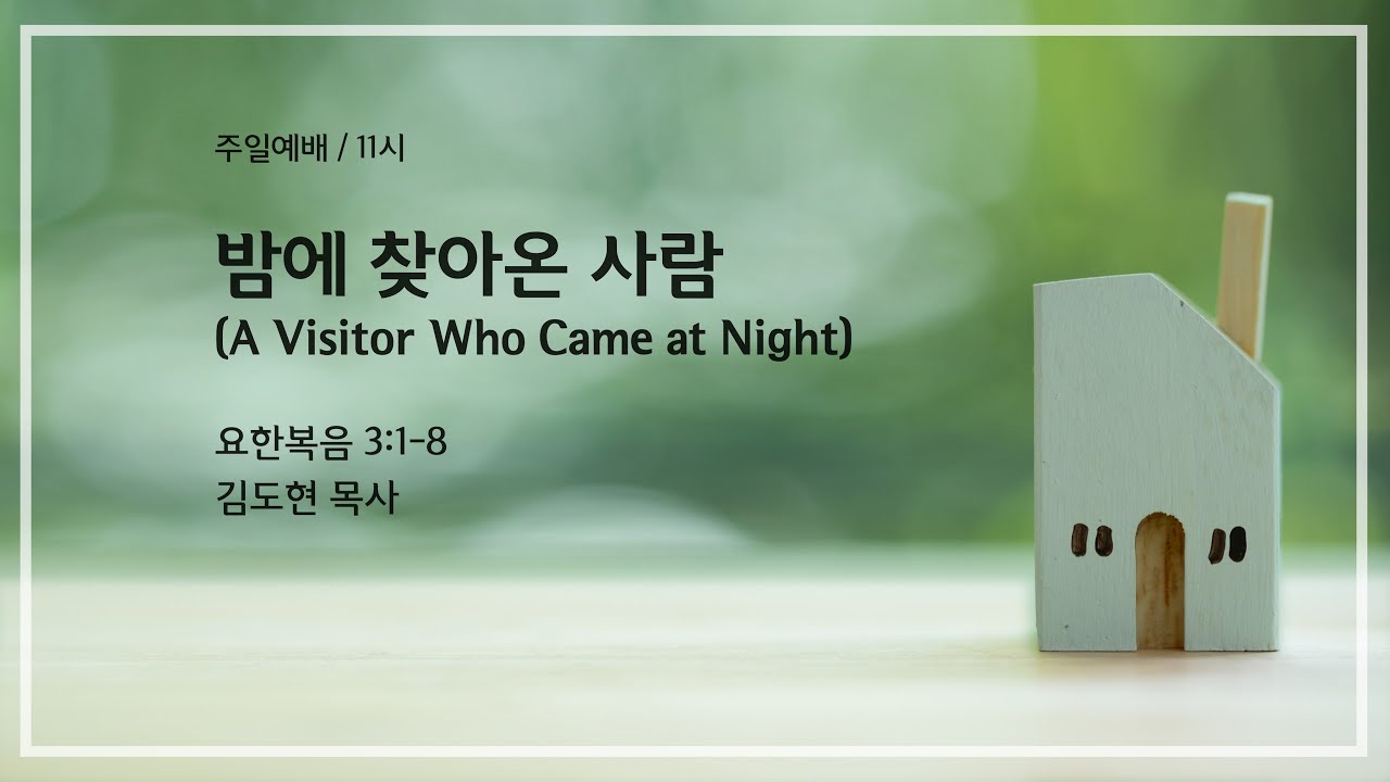 밤에 찾아온 사람