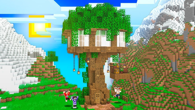 Construções Que Você Pode Fazer No Minecraft on X: Casa na árvore,  floricultura, galinheiro, oviário #Minecraft  / X