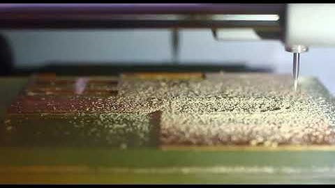 PCB Milling using SRM 20 (1/32 inch milling bit)