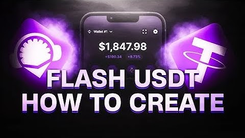 Tutorial on producing a flash usdt | flash usdt in trust wallet and Metamask 2025
