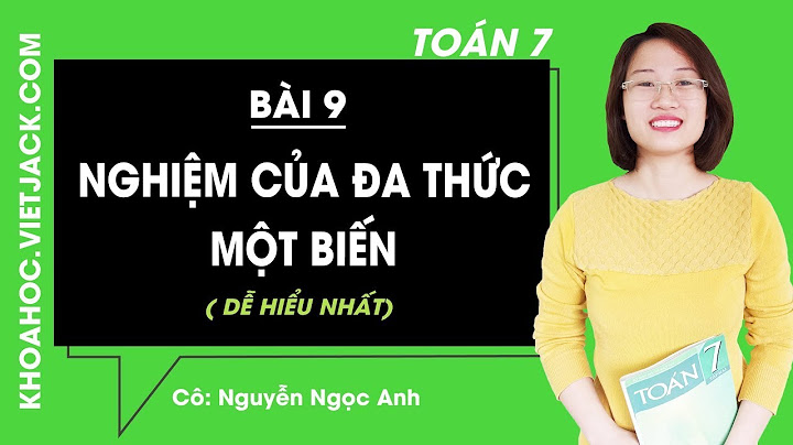 Nghiệm của đa thức một biến là gì