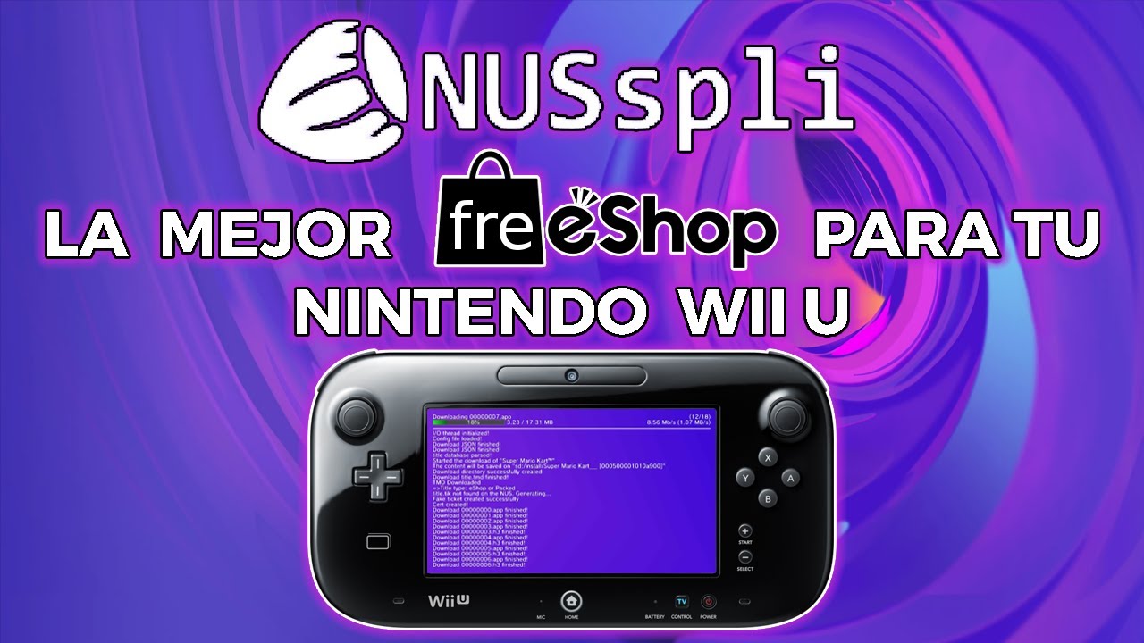NUSspli - La mejor TIENDA para tu Wii U. TUTORIAL COMPLETO DE INSTALACION -  YouTube