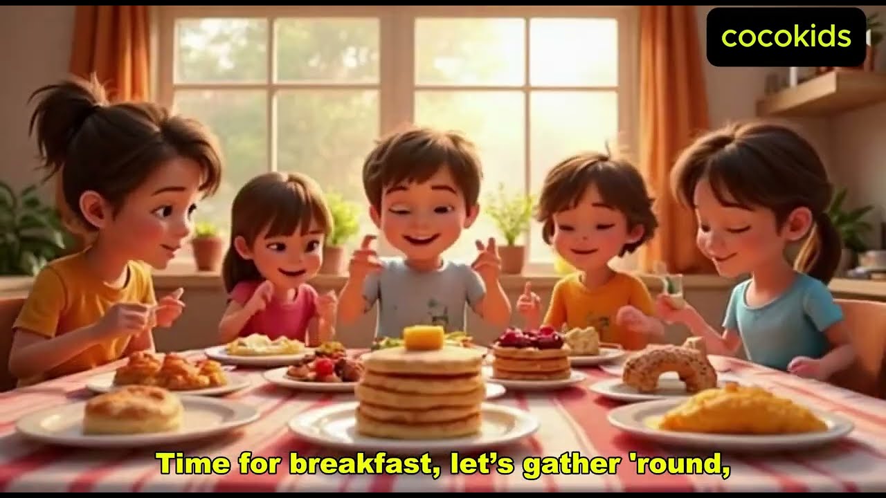 Breakfast Song | #CoCokidscartoon Nursery Rhymes & Kids Songs # ...