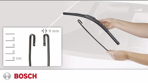 Hybrid Hook Connection - How to Install Bosch Spectrum DirectFit Hybrid Wiper Blades