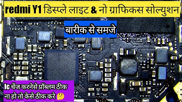 Mi Y1 No Graphics No Light Problem Solution | Android Phone Display Light & Graphics Solution ||