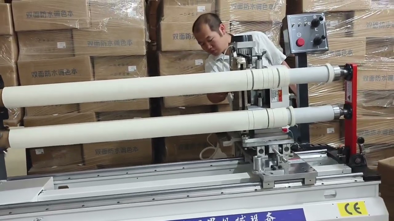 double shaft adhesive tape cutting machine with low price