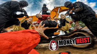 Parkour MONEY HEIST Vs Police In Real Life 1.0 ( bella ciao remix ) money heist yellow