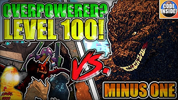 How POWERFUL is LEVEL 100 MINUS ONE GOJIRA? - COMBAT TEST [On Release] ||| Kaiju Universe