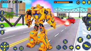 Angry Shark Attack Robot Shark Transform Police Robot Shark - Android IOS Gameplay screenshot 3
