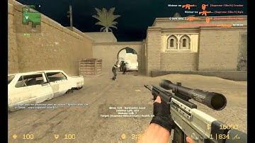 Counter Strike Source Zombie Horde gameplay video