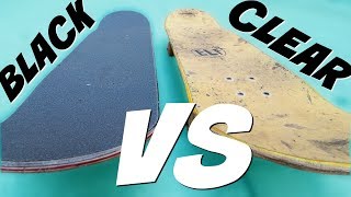 Black VS Clear Skateboard Griptape - YouTube