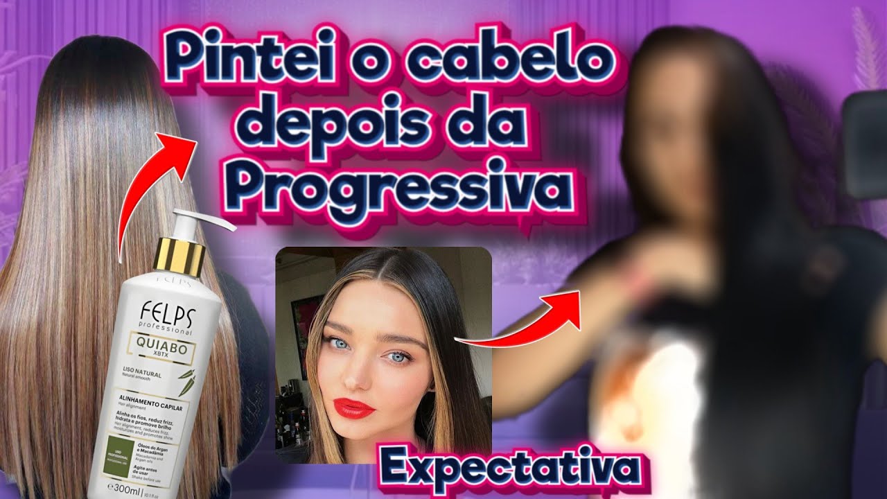 Pode pintar o cabelo depois da progressiva? Me arrependi