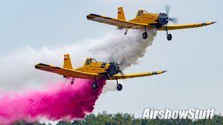M-18 Dromader Water Drops and Flybys - Airshow Radom 2023