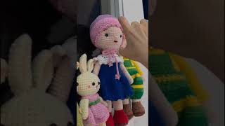 #뜨개인형 #코바늘인형  #코바늘 #코바늘초보#인형 #강아지옷뜨기#강아지옷만들기