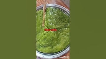 Bánh đúc - Cách làm bánh đúc lá dứa