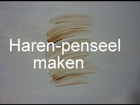 Video: Hoe Maak Je Een Penseel?