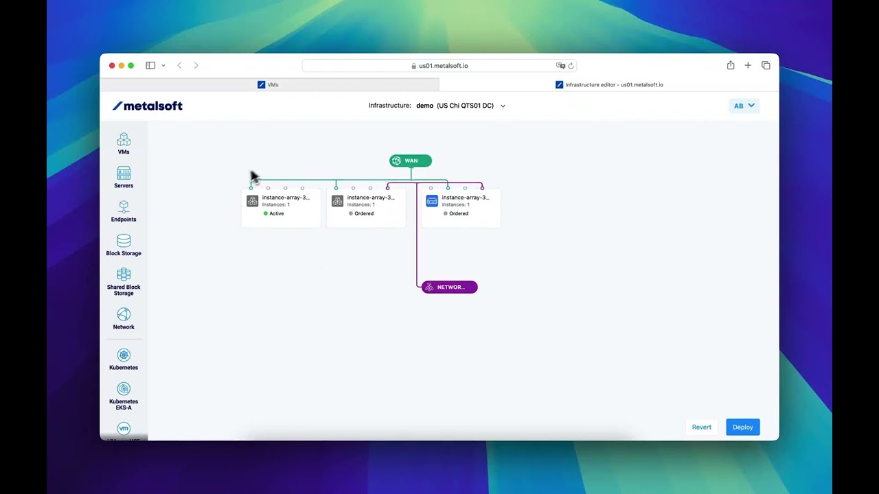 Metalsoft Virtualization demo