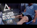Coaches Matt Jansen & Matt Buzacott with IFBB Pro Nick Walker - Mutant Legs!!!