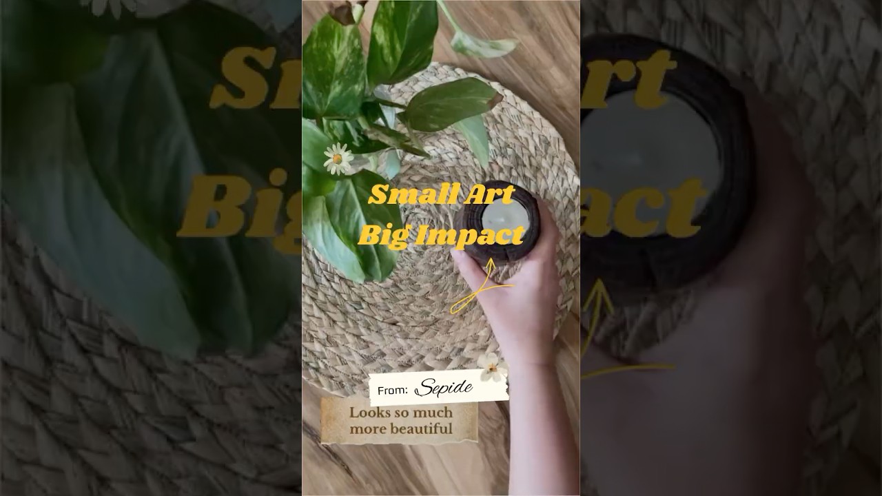 How to Style Mini Paintings | Small Art Decor Ideas for Shelves & Corners 