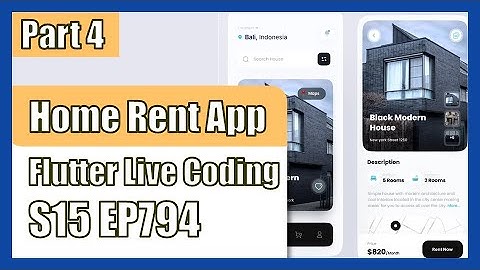 [Flutter] Flutter Live Coding EP794 (Home Rent App Part 4)