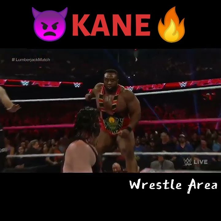 BIG E scared from  KANE🔥 || KANE'S ATTITUDE 😈 || #shorts #youtubeshorts #kane #wwe