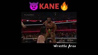 BIG E scared from  KANE🔥 || KANE'S ATTITUDE 😈 || #shorts #youtubeshorts #kane #wwe