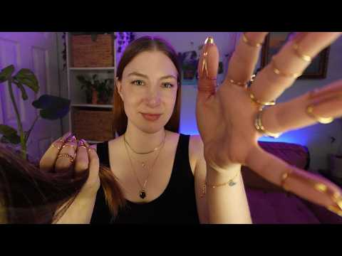ASMR No Talking ✨ Hair Brushing + Mic Scratching