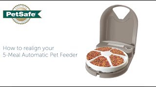 How To Realign Your PetSafe® 5Meal Automatic Pet Feeder