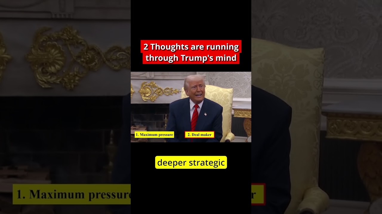 2 thoughts are running in Trump's mind for Iran - #usiranwar