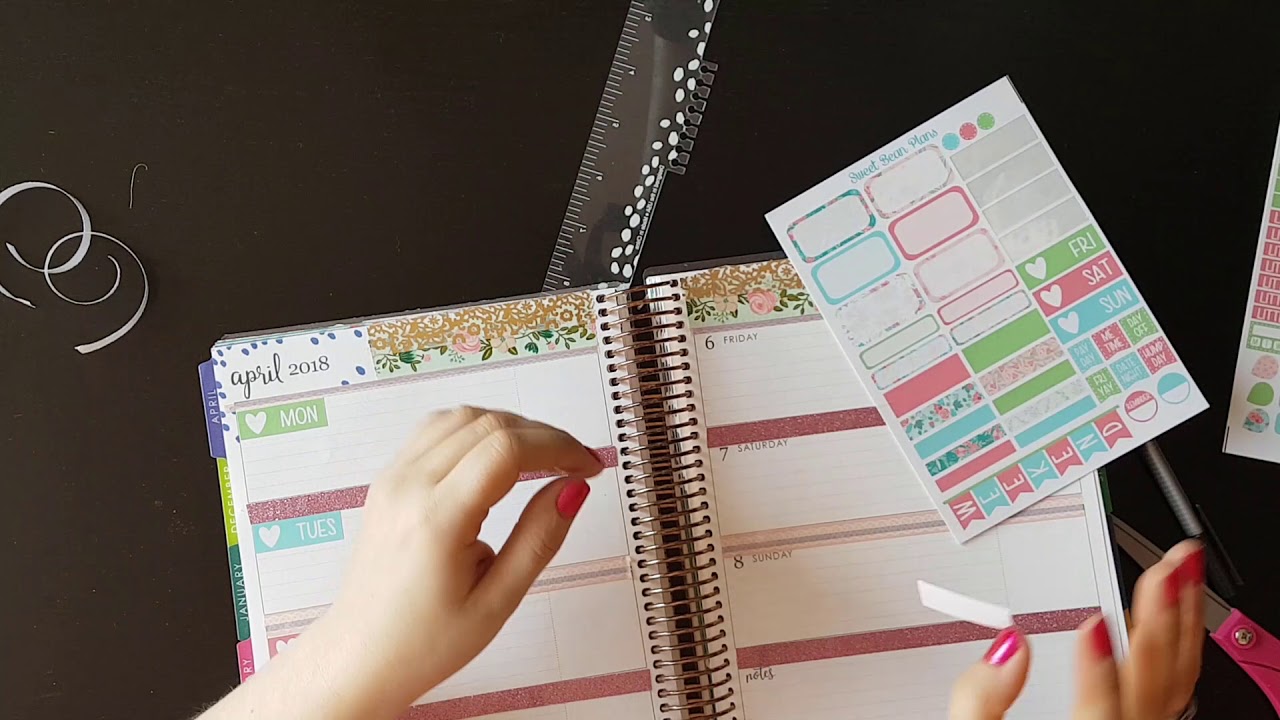 Plan With Me - 4/2/18 Feat. SweetBeanPlans