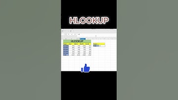 Excel Secrets: Mastering the HLOOKUP Formula! 🔑 #msexcel #hlookup #shortsvideo #shorts  #exceltips