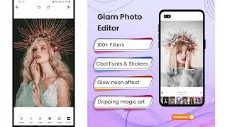 Glam Photo Editor app | Star crown | World Vision Soft screenshot 4