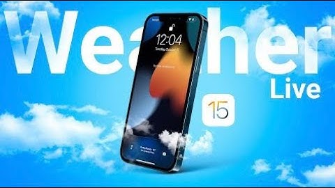 How to enable LIVE WEATHER on LockScreen iOS 15 (NO JAILBREAK) | The Pro Cube