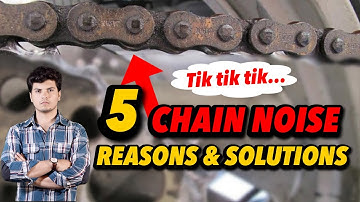 How to solve chain noise problem in bike ?