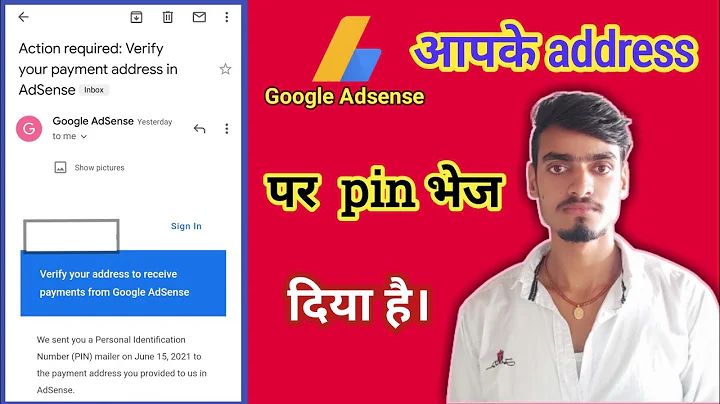 Action required Verify your payment address in AdSense
