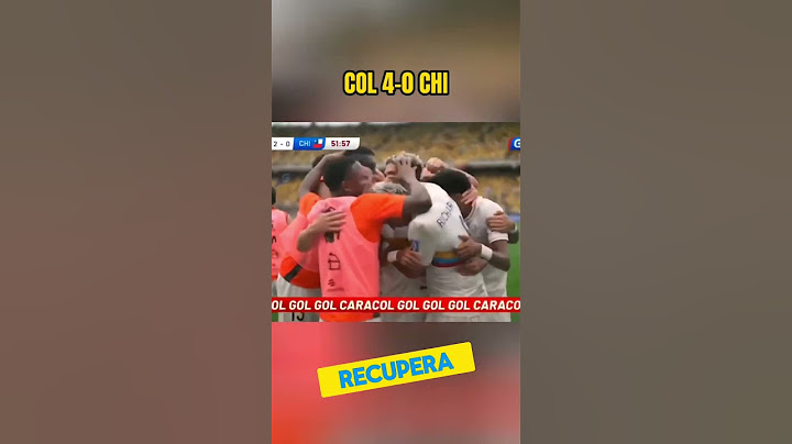 Colombia gana golea y gusta vs chile 4 x 0