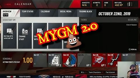 NBA 2K20 MYGM RUINED review RANT