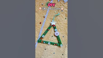 Diy Christmas Decor🤶🏻🎄|| Wall Hanging🪩. #diy #christmas #decor #christmascrafts #ytshorts #viral