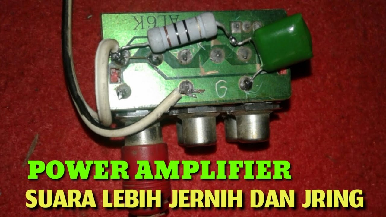 Power Amplifier 150 Watt Di Tambah Filter Suara Biar Makin Jernih Youtube