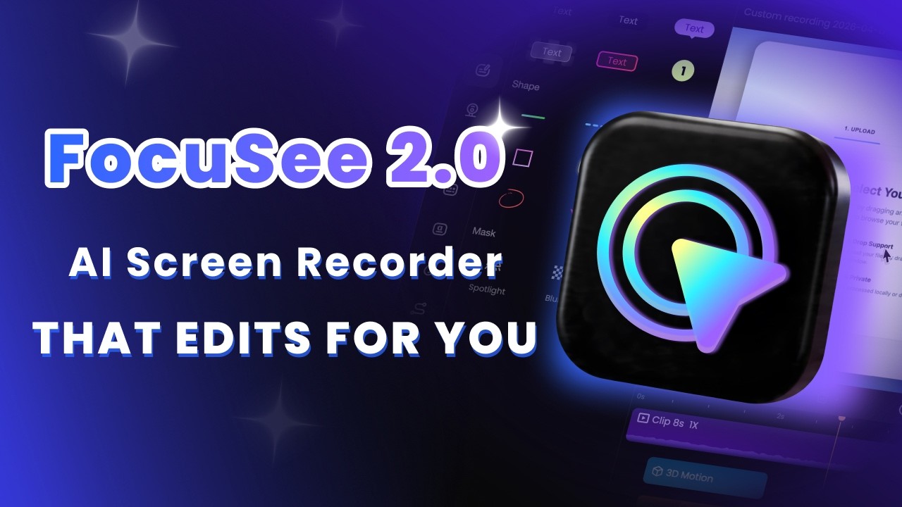 AI Screen Recorder with Auto-Zoom & No Editing Required | FocuSee 2.0