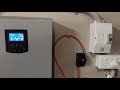 Off grid 3KVA 24V PWM Pure Sine Wave Hybrid Power/Solar Inverter Solar Charger Controller test