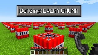 Minecraft, But Building Affects Every Chunk