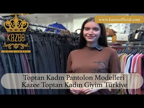 Toptan Kadın Pantolon Modelleri | Kazee Toptan Kadın Giyim Türkiye