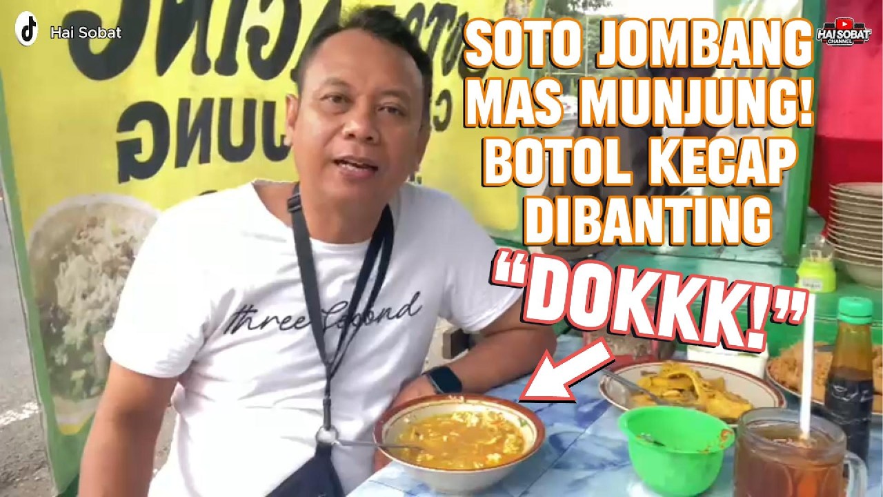 Kenapa Botol Kecapnya Dibanting? Ini Rahasia Soto Mas Munjung!