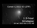 Comet C/2022 E3 (ZTF) Timelapse